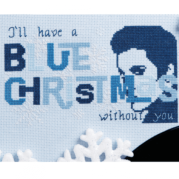 The Manly Art of Cross Stitch - Blue Christmas