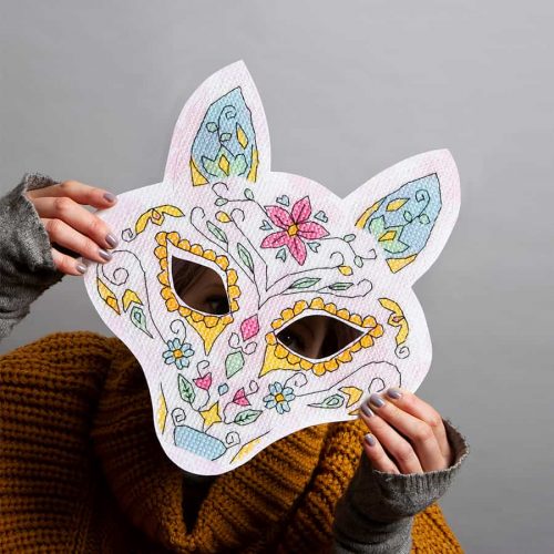 Apple Tree Cross Stitch - Fox Mask