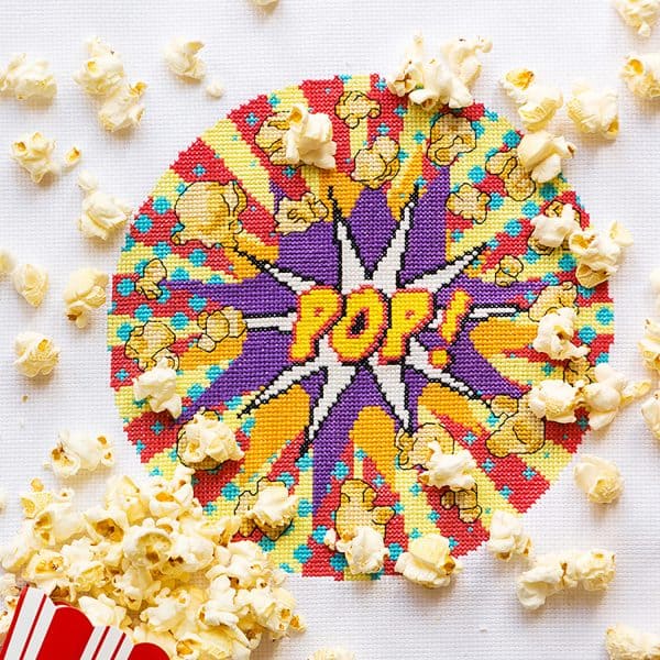 Apple Tree Cross Stitch - Popcorn