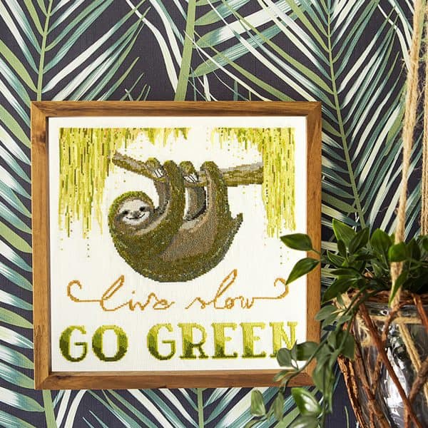 Otterly in XStitches - Go Green