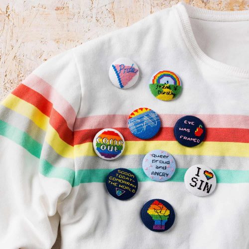 Tom Katsumi - LGBT Slogan Badges