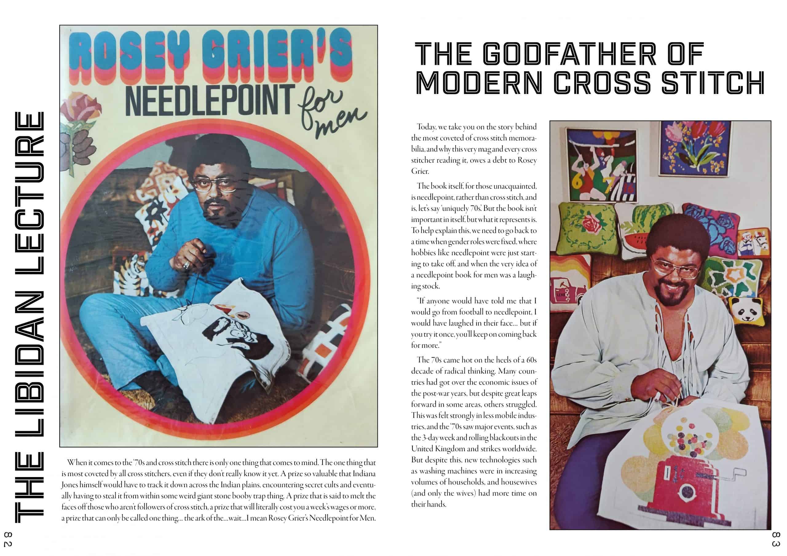 Rosey Grier article from Issue 15 - The 70s
