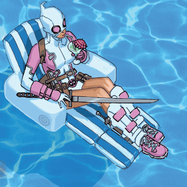 Gwenpool - Cross Stitch Pattern