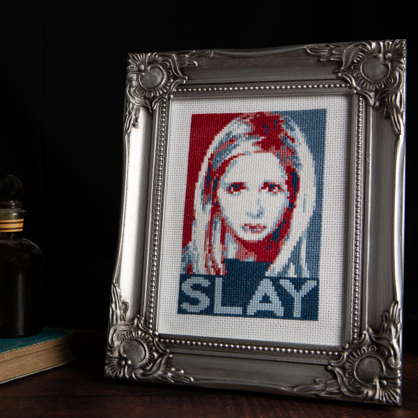 The Manly Art of Cross Stitch - Slay