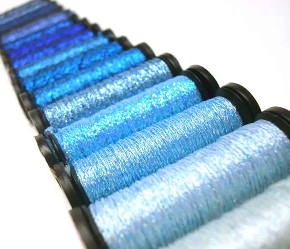 Kreinik Blue Metallic Threads