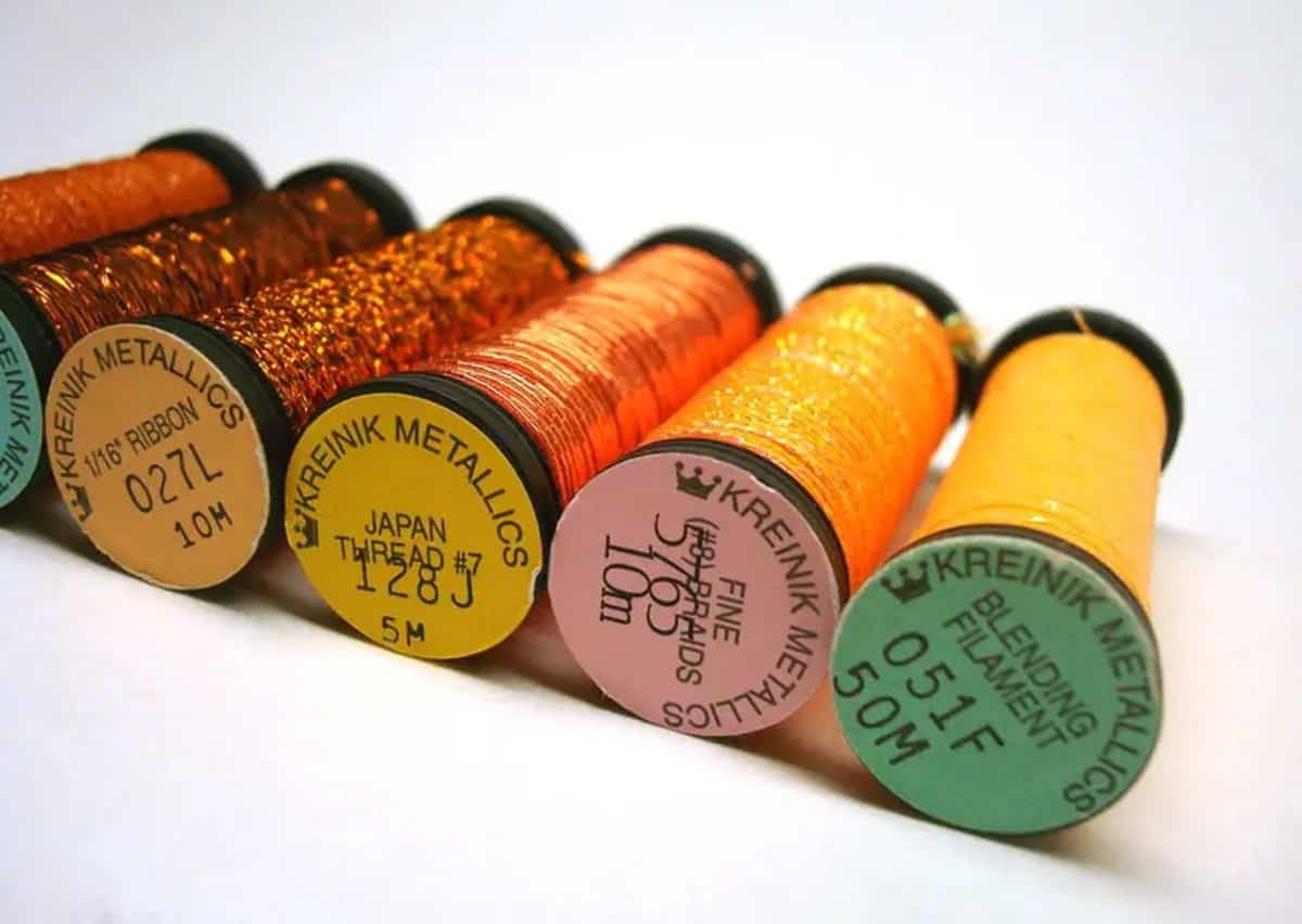 Kreinik Metallic Threads Orange Palette