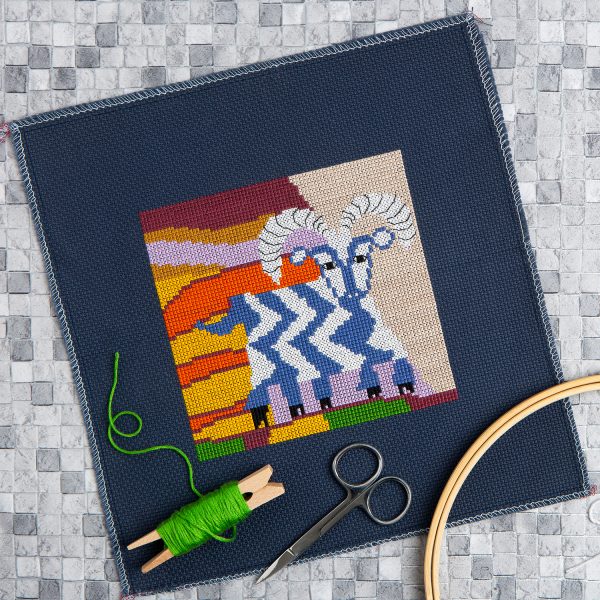 The Manly Art of Cross Stitch - GOAT