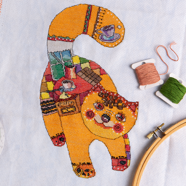 SmartCrossStitch - Wherever I Place My Cat