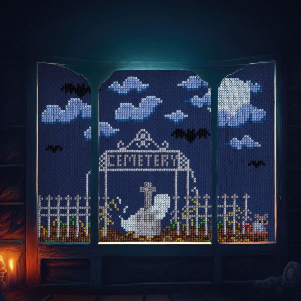 Spooky Stitchin - Haunted Cemetary